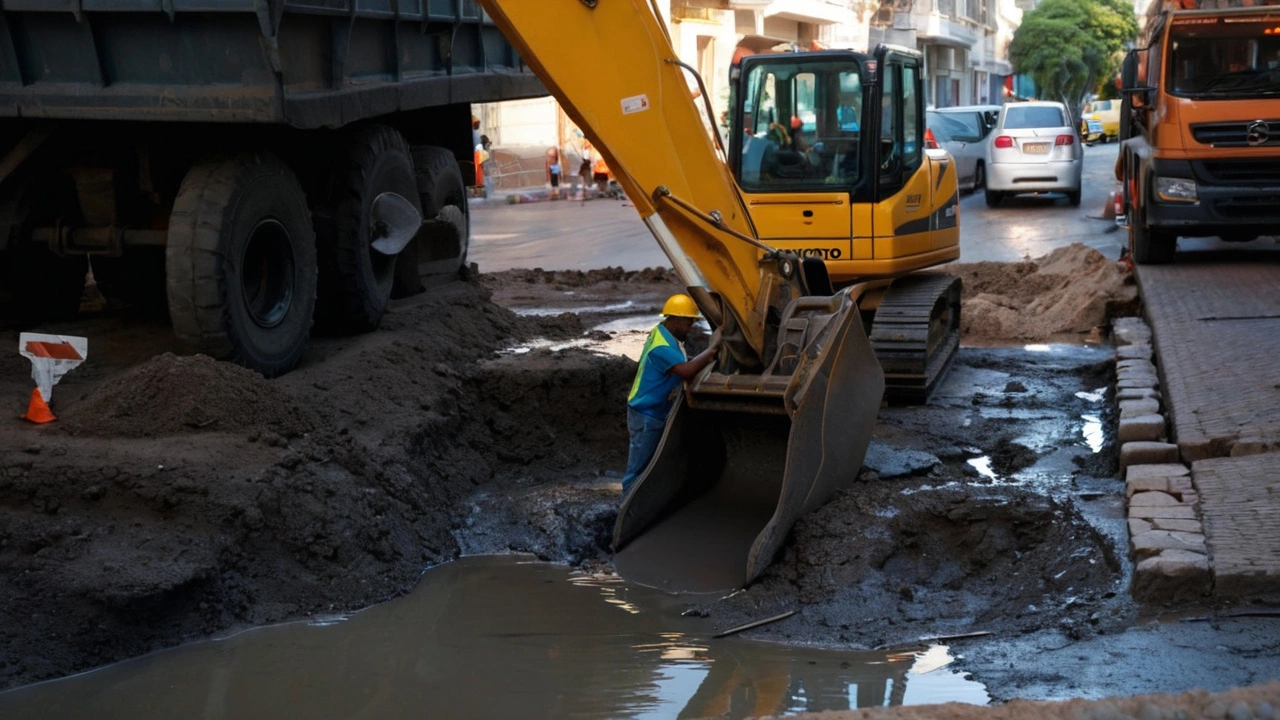 Крупное повреждение водопроводных сетей оставило Керчь, Феодосию и Саки без воды